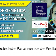 Curso a distância gratuito sobre Genética da SBP para associados com o Dr. Salmo Raskin